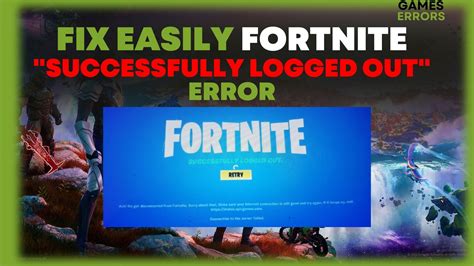 fortnite epic games error